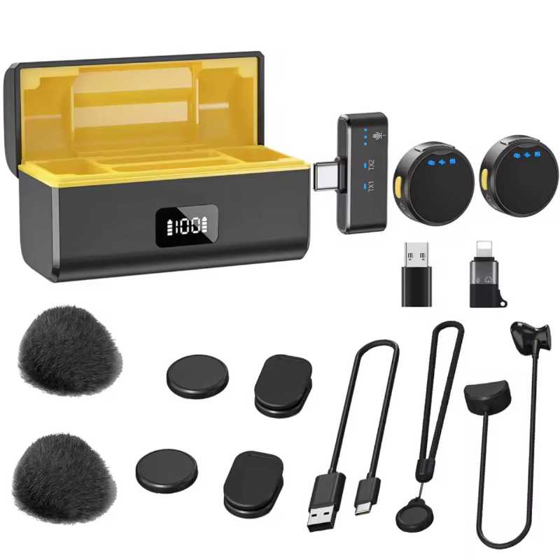 kit de microfones de lape..