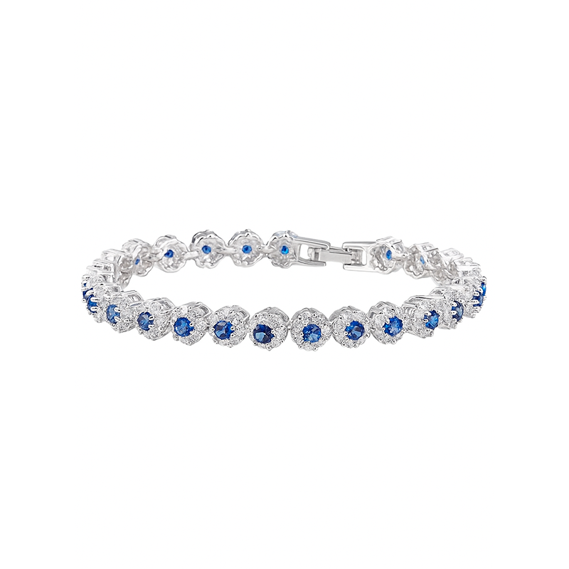 Pulseira com pedras Azuis