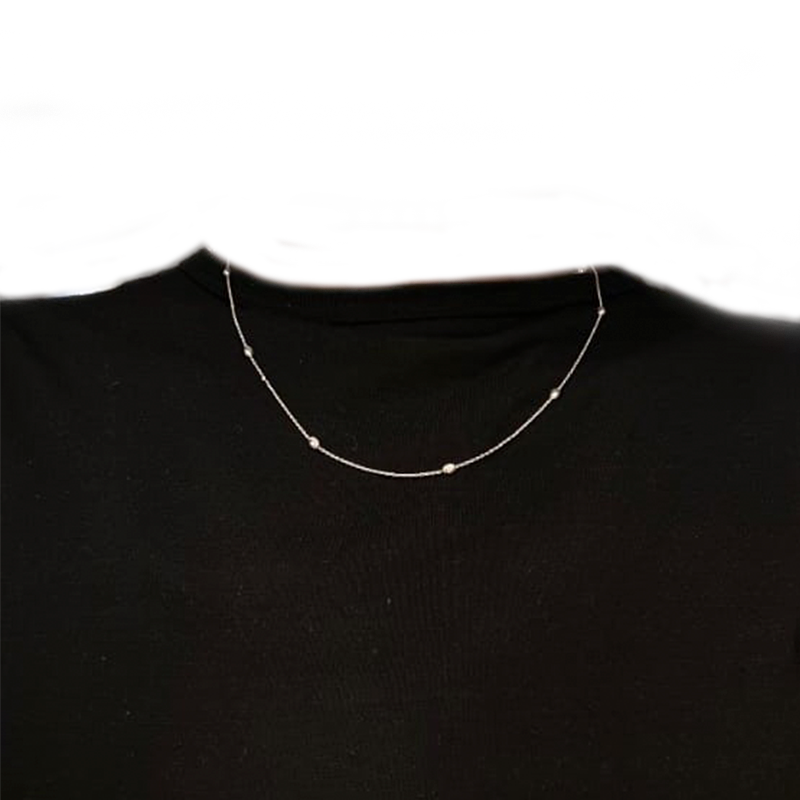 Colar fino feminino
