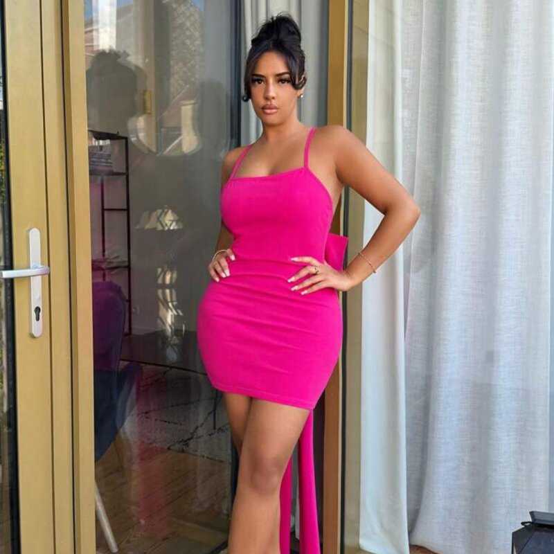 Vestido Curto Rosa
