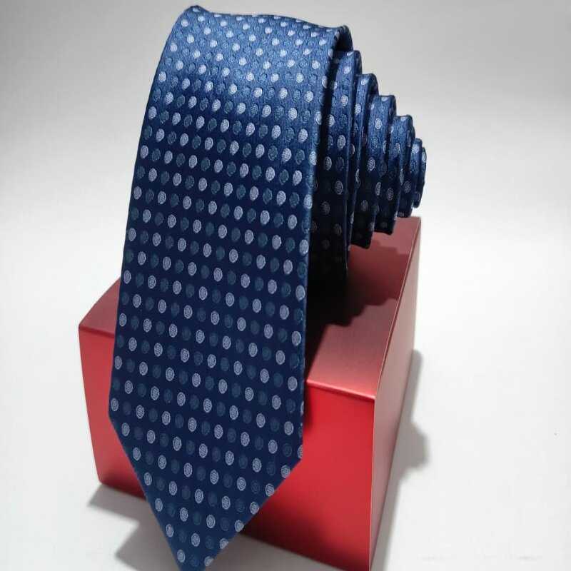 Gravata azul seda