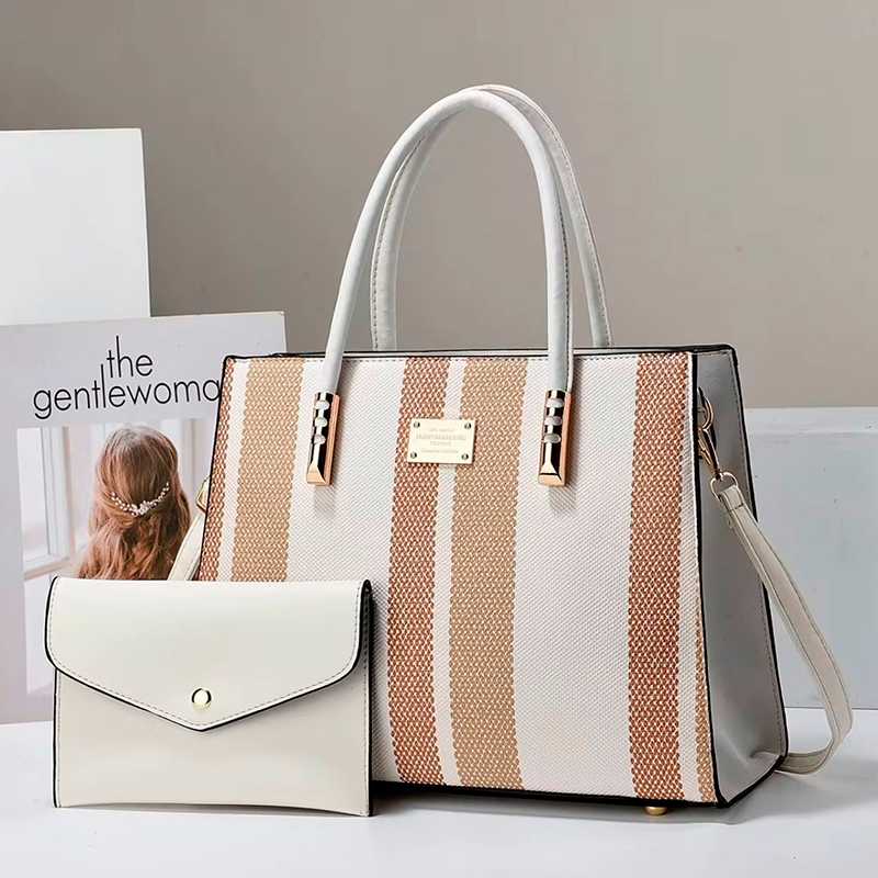 Bolsa listrada elegante