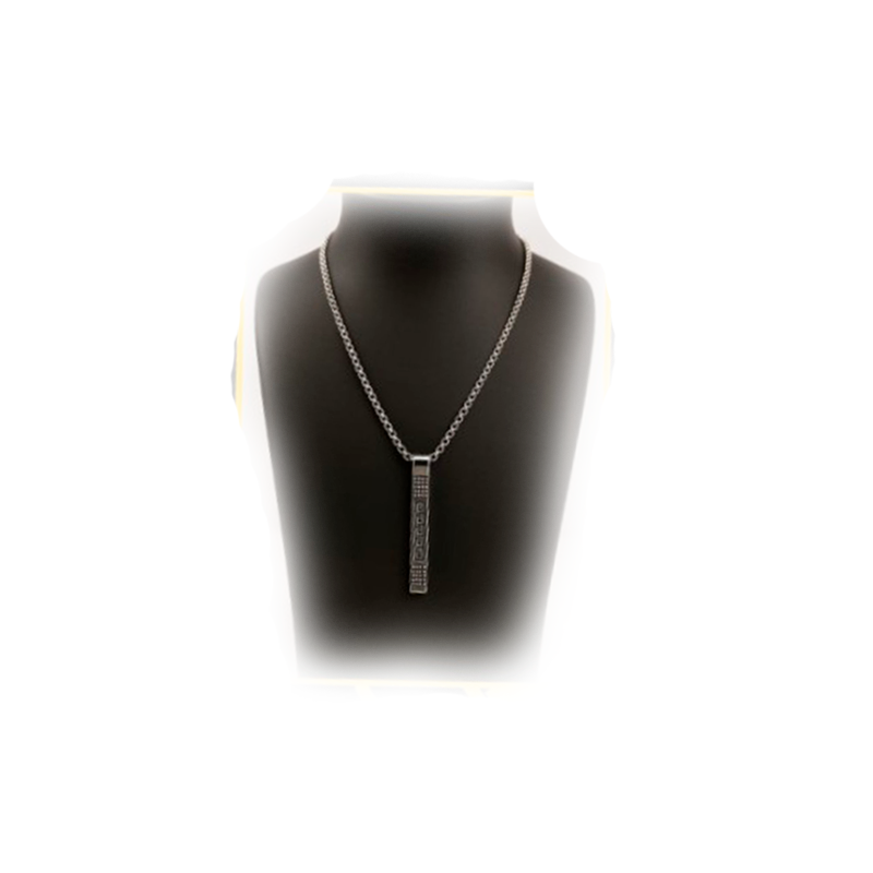 Colar moderno com pingent