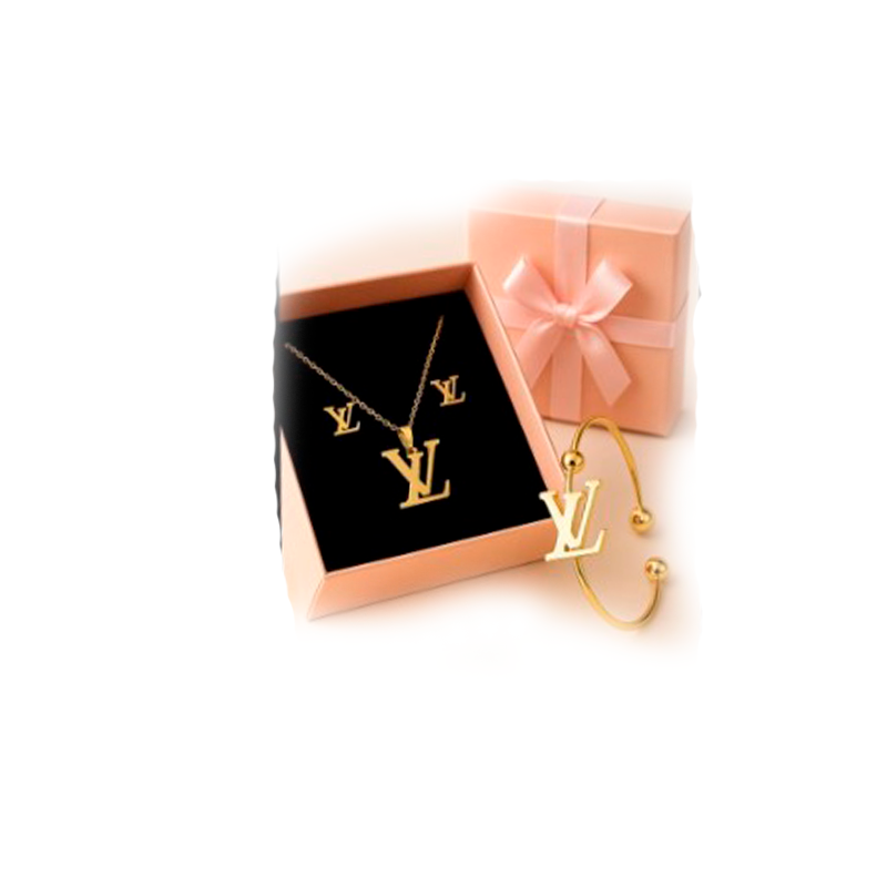Conjunto elegante Inox LV