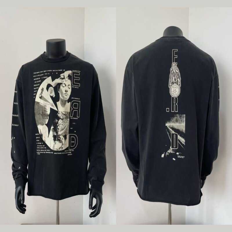 Camiseta preta estampada