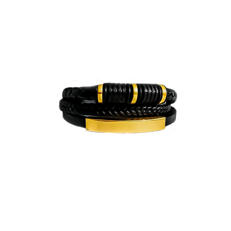 Pulseira Masculina Preta ..